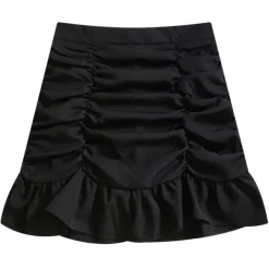 Skirts*Boogzel Clothing French Summer Ruched Mini Skirt