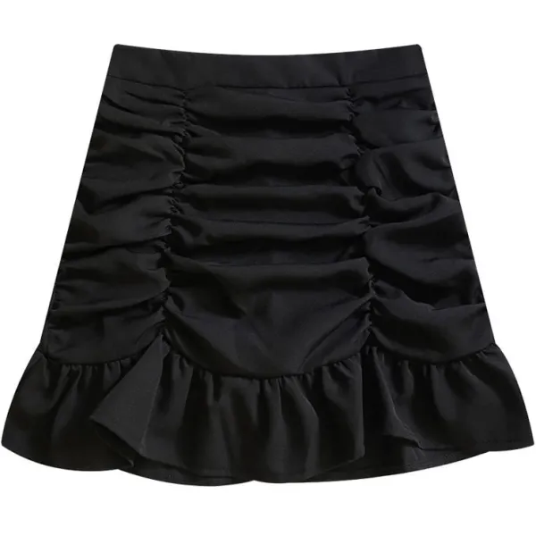 Skirts*Boogzel Clothing French Summer Ruched Mini Skirt