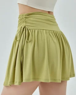 Tennis Skirts*Boogzel Clothing Tennis French Sun Tennis Skirt in Green