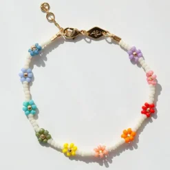 Bracelts*Boogzel Clothing Friendship Never Ends Flower Bracelet