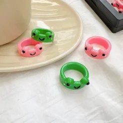 Rings*Boogzel Clothing Frog Couple Rings Set