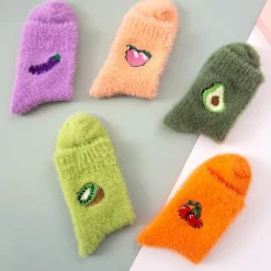 Socks*Boogzel Clothing Fruit Fuzzy Socks