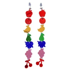 Earrings*Boogzel Clothing Fruit Salad Earrings Multi