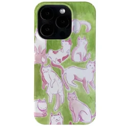 Iphone Cases*Boogzel Clothing Funny Cats iPhone Case Green