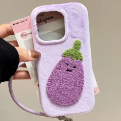 Iphone Cases*Jellycat Fuzzy Aubergine iPhone Case Clear