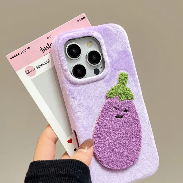 Iphone Cases*Jellycat Fuzzy Aubergine iPhone Case Clear