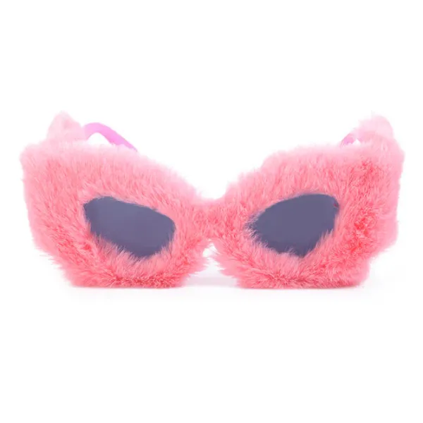 Sunglasses*Boogzel Clothing Fuzzy Cat Eye Sunglasses