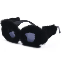Sunglasses*Boogzel Clothing Fuzzy Cat Eye Sunglasses