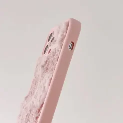 Iphone Cases*Boogzel Clothing Fuzzy Checkered iPhone Case Pink