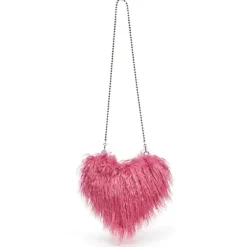 Bags & Purses*Boogzel Clothing Fuzzy Heart Shaped Bag