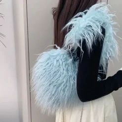 Bags & Purses*Boogzel Clothing Fuzzy Heart Shaped Bag