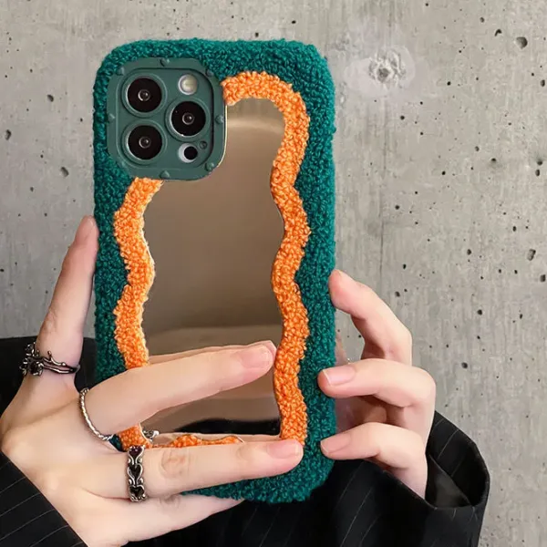 Iphone Cases*Boogzel Clothing Fuzzy Mirror iPhone Case