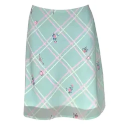 Skirts*Boogzel Clothing Garden Of Envy Mint Green Plaid Skirt MintGreen