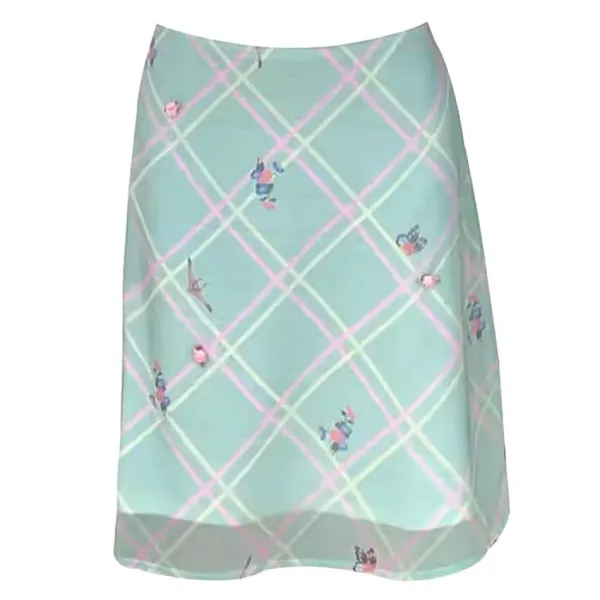 Skirts*Boogzel Clothing Garden Of Envy Mint Green Plaid Skirt MintGreen