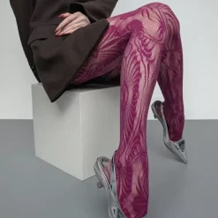 Other*Boogzel Clothing Geometric Pattern Tights