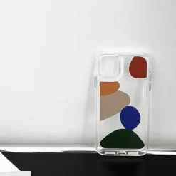 Iphone Cases*Boogzel Clothing Geometric Print Clear iPhone Case