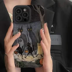 Iphone Cases*Boogzel Clothing Ghost And Cat IPhone Case Black