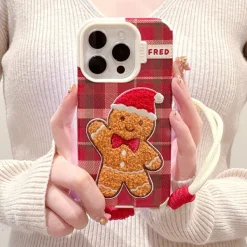 Iphone Cases*Boogzel Clothing Gingerbread Man iPhone Case Red