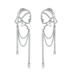 Earrings*Boogzel Clothing Girl With a Pearl Outline Earrings