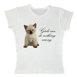 Y2K Tops|Aesthetic T-Shirts & Graphic Tees*Boogzel Clothing Girls Can Do Nothing Wrong Baby Tee