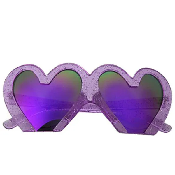 Sunglasses*Boogzel Clothing Glitter Heart Shaped Glasses