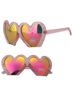 Sunglasses*Boogzel Clothing Glitter Heart Shaped Glasses