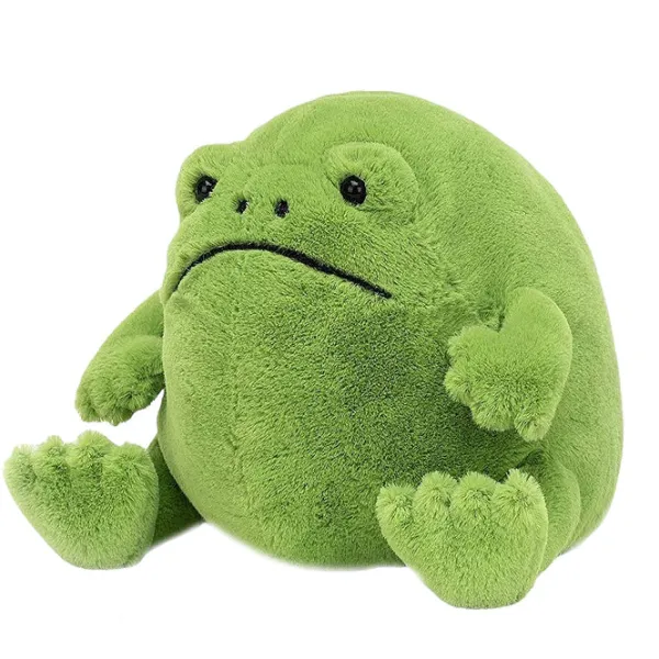 Other*Boogzel Clothing Goblincore Aesthetic Sad Frog Toy Green