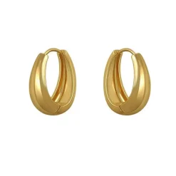 Earrings*Boogzel Clothing en Hoop Earrings Gold