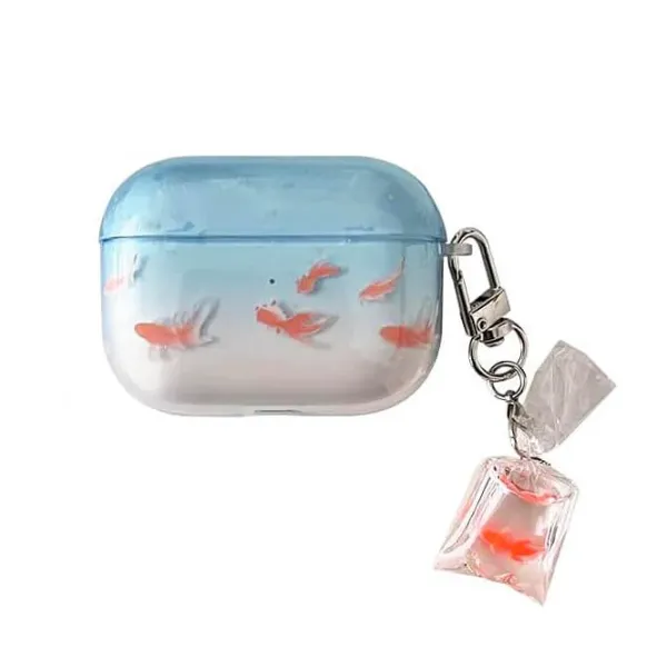 Other|Iphone Cases*Boogzel Clothing Goldfish Aesthetic AirPods Case Blue
