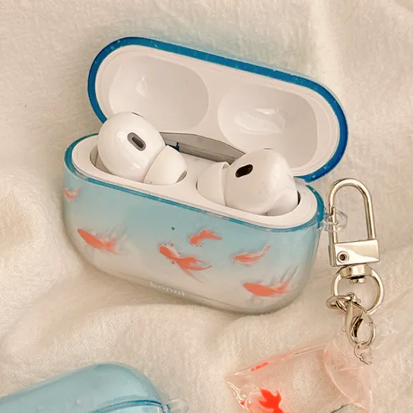 Other|Iphone Cases*Boogzel Clothing Goldfish Aesthetic AirPods Case Blue