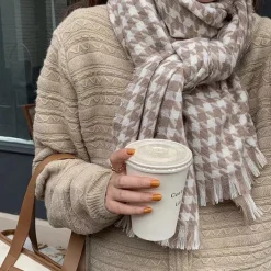 Other*Boogzel Clothing Good Manners Houndstooth Scarf