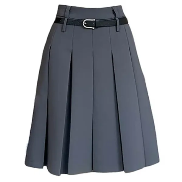 Skirts*Boogzel Clothing Good Manners Midi Pleated Skirt