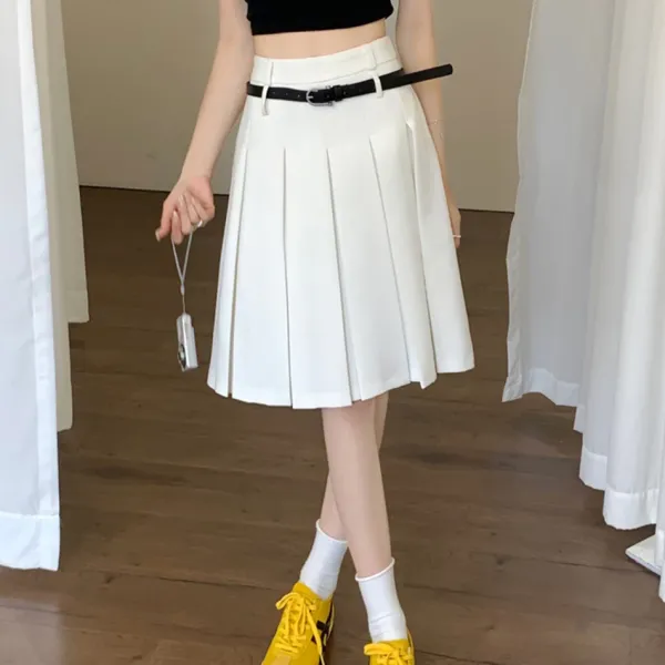 Skirts*Boogzel Clothing Good Manners Midi Pleated Skirt