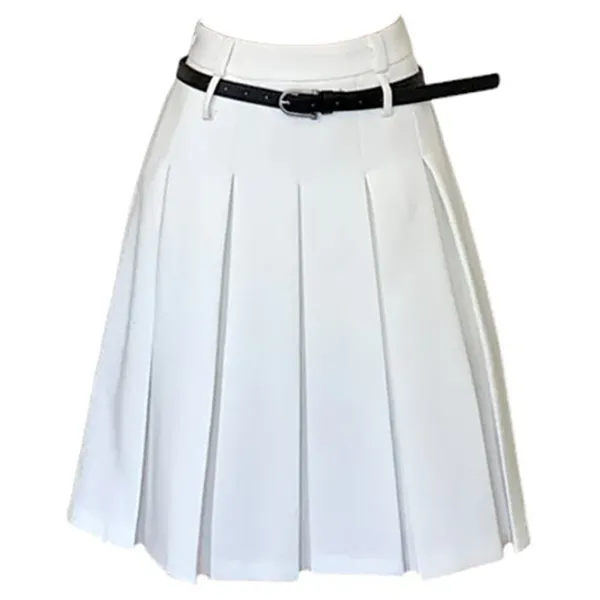 Skirts*Boogzel Clothing Good Manners Midi Pleated Skirt
