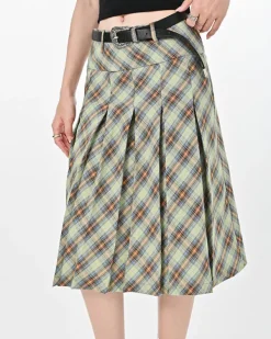 Skirts*Boogzel Clothing Good Manners Plaid Kilt Skirt