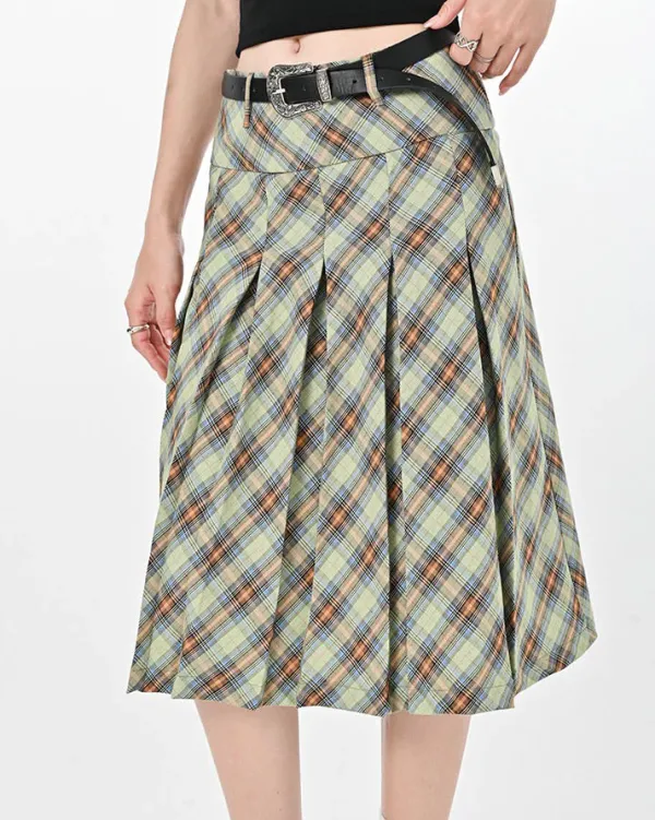 Skirts*Boogzel Clothing Good Manners Plaid Kilt Skirt