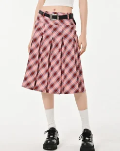 Skirts*Boogzel Clothing Good Manners Plaid Kilt Skirt