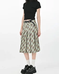 Skirts*Boogzel Clothing Good Manners Plaid Kilt Skirt