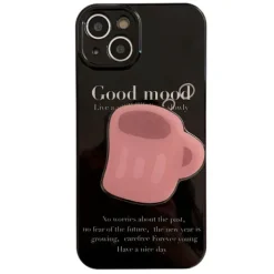 Iphone Cases*Boogzel Clothing Good Mood iPhone Case Black