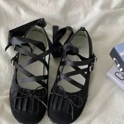 Mad*Boogzel Clothing Gossip Goes Around Ballet Flats