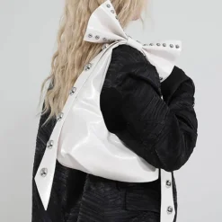 Bags & Purses*Boogzel Clothing Gossip Goes Around Bow Shoulder Bag
