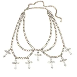 Other|Belts & Chains*Boogzel Clothing Gothic Cross Layered Chain Belt