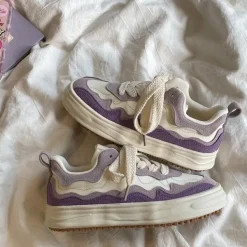 Classics|Aesthetic Sneakers*Boogzel Clothing Gradient Wavy Aesthetic Sneakers