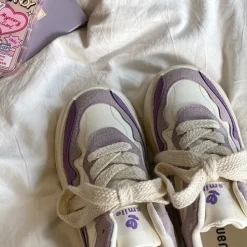 Classics|Aesthetic Sneakers*Boogzel Clothing Gradient Wavy Aesthetic Sneakers