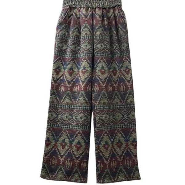 Pants & Trousers*Boogzel Clothing Grandma Aesthetic Patterned Pants Multi