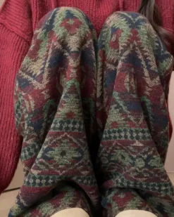 Pants & Trousers*Boogzel Clothing Grandma Aesthetic Patterned Pants Multi