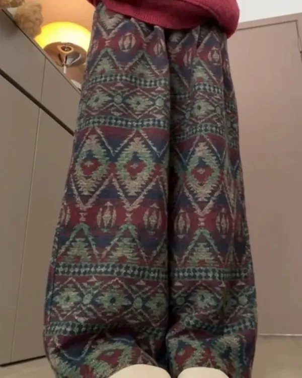 Pants & Trousers*Boogzel Clothing Grandma Aesthetic Patterned Pants Multi