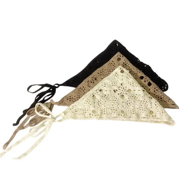 Other|Hats*Boogzel Clothing Granny Crochet Head Scarf