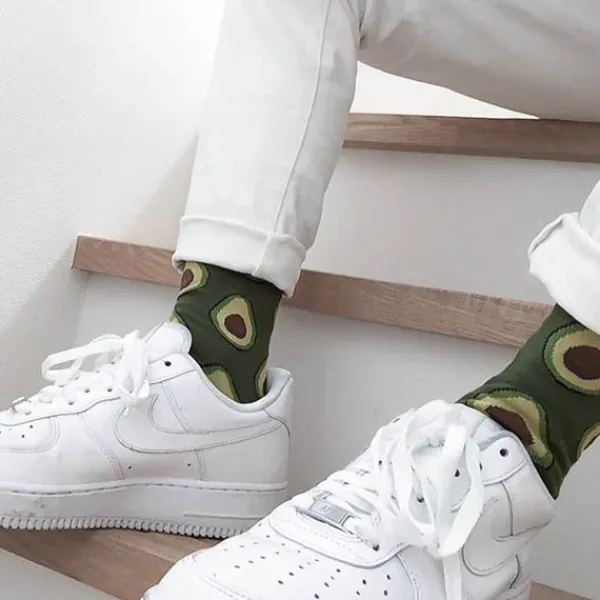 Socks*Boogzel Clothing Avocado Socks Green