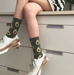 Socks*Boogzel Clothing Avocado Socks Green
